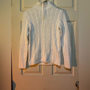 Croft & barrow white sweater